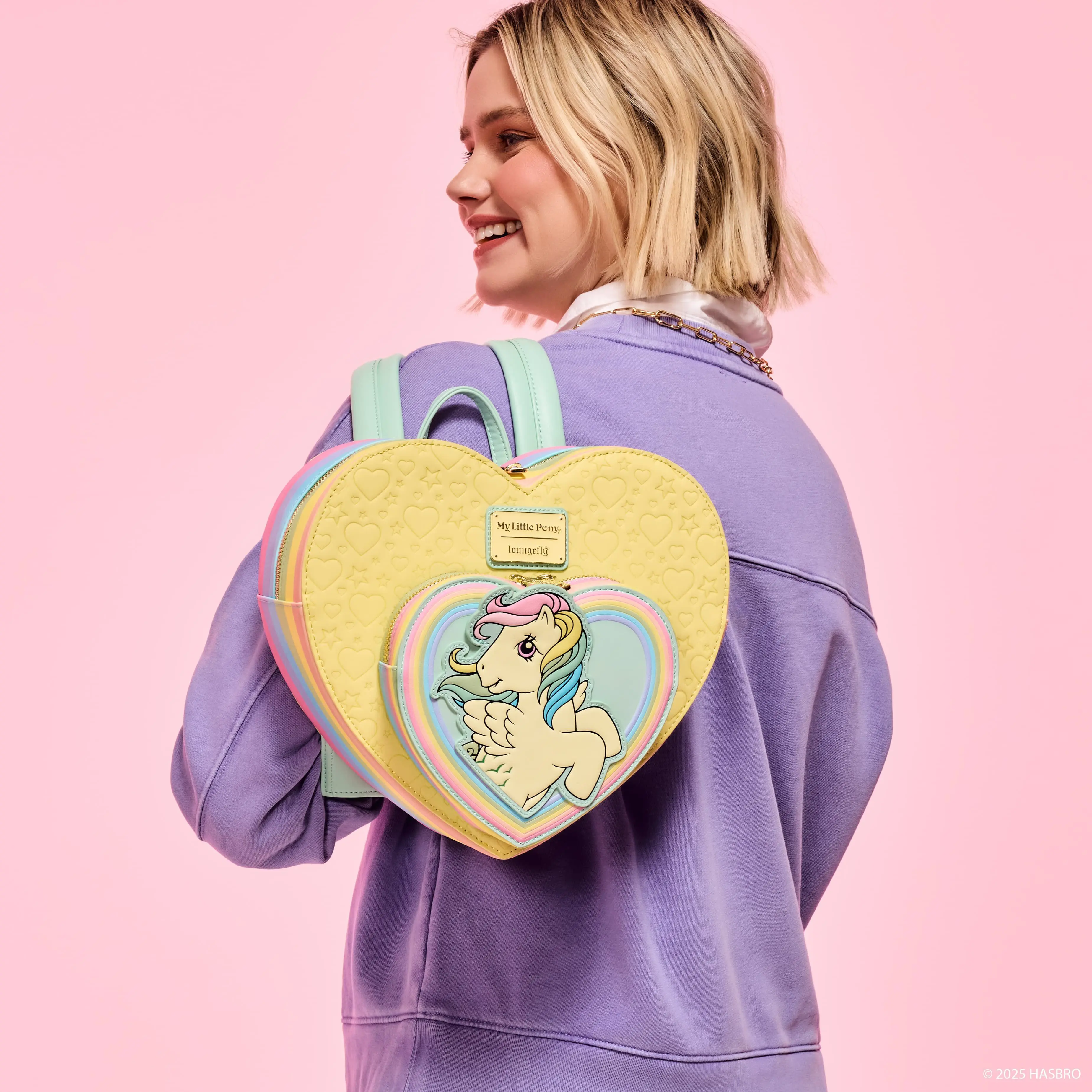 My Little Pony Exclusive Sky Dancer Heart Shaped Figural Mini Backpack - Image 2