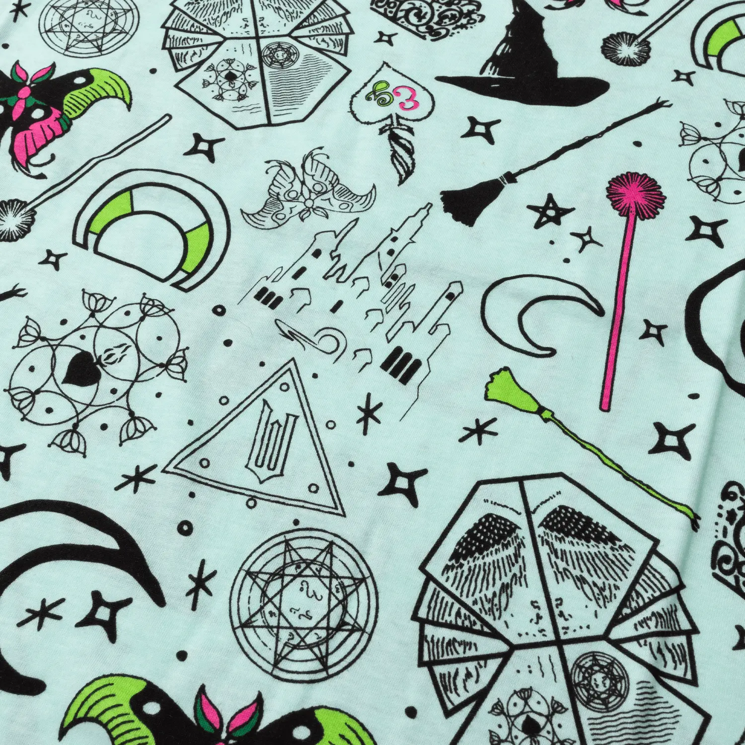 Wicked Elphaba & Glinda All-Over Print Unisex Tee - Image 5