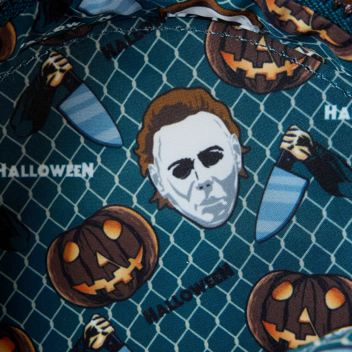 Halloween Michael Myers Mask Glow Crossbody Bag - Image 9